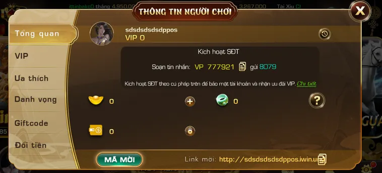 Kích hoạt bảo mật đa tầng đa kênh an toàn cho người chơi.
