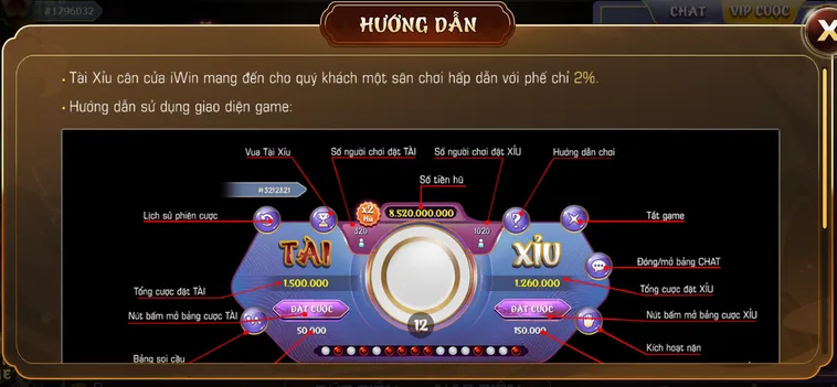 Chinh Phục Thử Thách Tài Xỉu Casino Tại IWin Club Với Tỷ Lệ Ăn Khủng